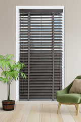 Kumaş Jaluzi Perde İpli Antrasit