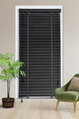 Kumaş Jaluzi Perde İpli Koyu Antrasit