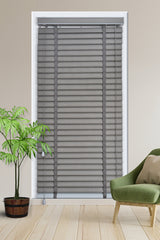 Kumaş Jaluzi Perde İpli Gri