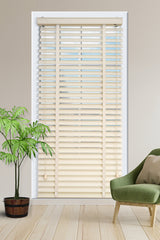 Kumaş Jaluzi Perde İpli Kırık Beyaz