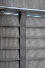 Kumaş Jaluzi Perde İpli Koyu Gri